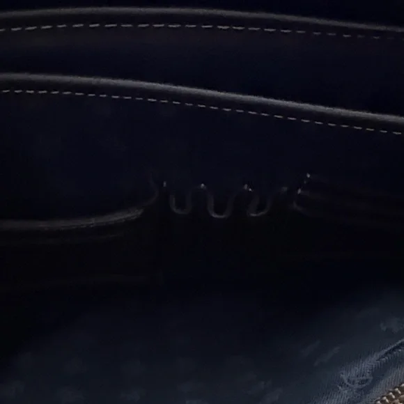 Vintage BROOKS BROTHERs Elegant Black Leather Men's Bag briefcase satchel - Picture 8 of 15